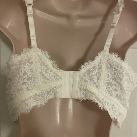 NWT Aerie Ivory Lace Bralette XL - Picture 2 of 3